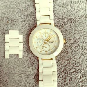 White Ceramic wrist watch